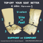 Top Off Seat Better, Select Size & Feel, Support & Comfort