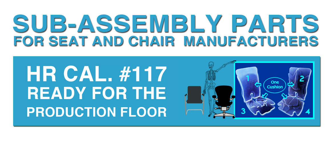 Sub-Assembly Part for Seat-Chair Enhancement using Comfort Seat Cushion and Backrest Support