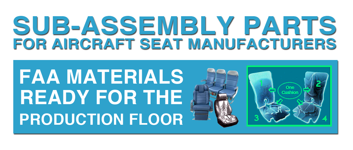 Sub-Assembly Part for Aircraft Seat Enhancement using Comfort Seat Cushion and Back Support